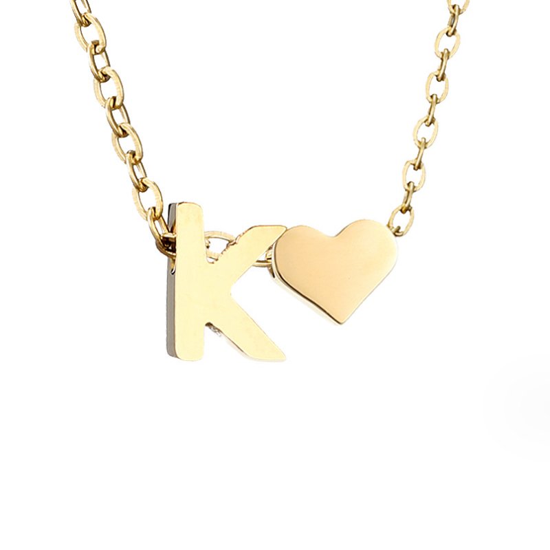 COLAR DE OURO AMOR E LETRA PARA SEMPRE