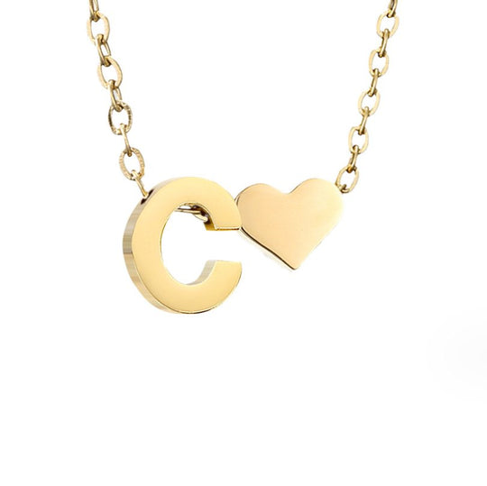 COLAR DE OURO AMOR E LETRA PARA SEMPRE