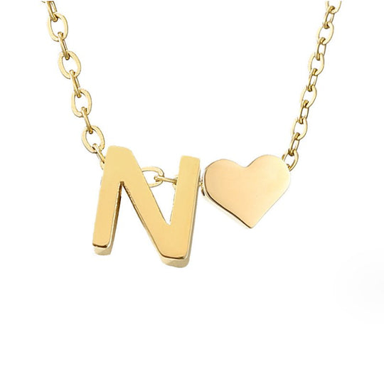 COLAR DE OURO AMOR E LETRA PARA SEMPRE