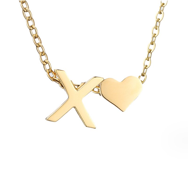 COLAR DE OURO AMOR E LETRA PARA SEMPRE