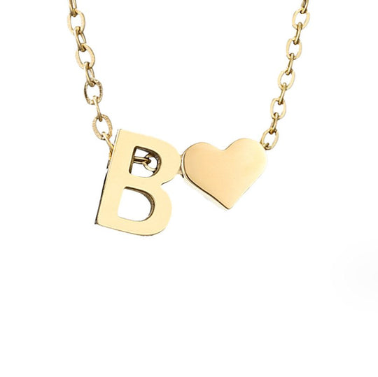 COLAR DE OURO AMOR E LETRA PARA SEMPRE