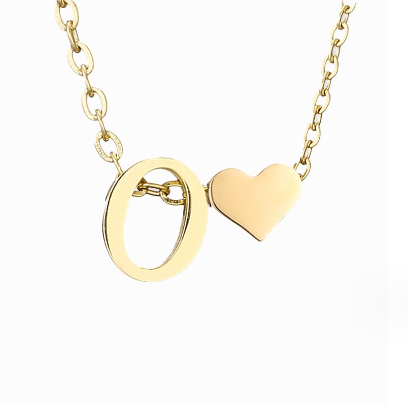 COLAR DE OURO AMOR E LETRA PARA SEMPRE