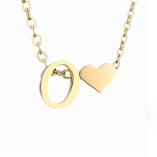 COLAR DE OURO AMOR E LETRA PARA SEMPRE