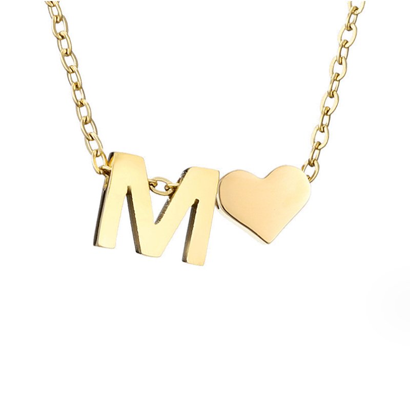 COLAR DE OURO AMOR E LETRA PARA SEMPRE
