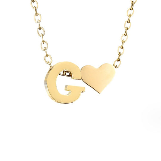COLAR DE OURO AMOR E LETRA PARA SEMPRE