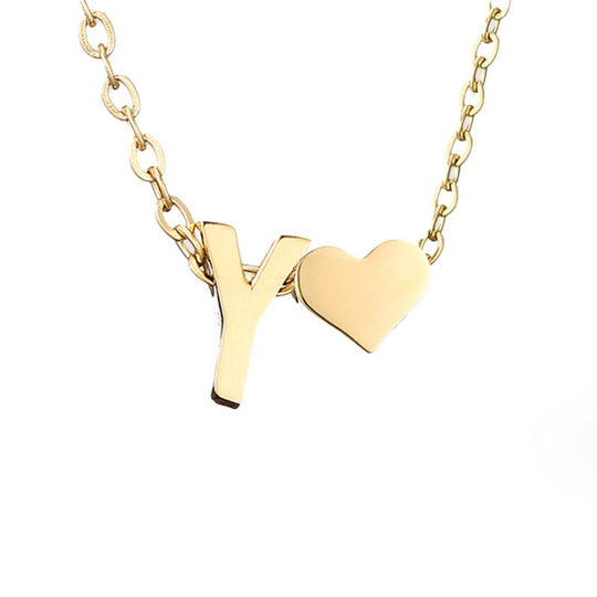 COLAR DE OURO AMOR E LETRA PARA SEMPRE
