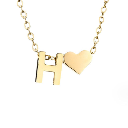 COLAR DE OURO AMOR E LETRA PARA SEMPRE