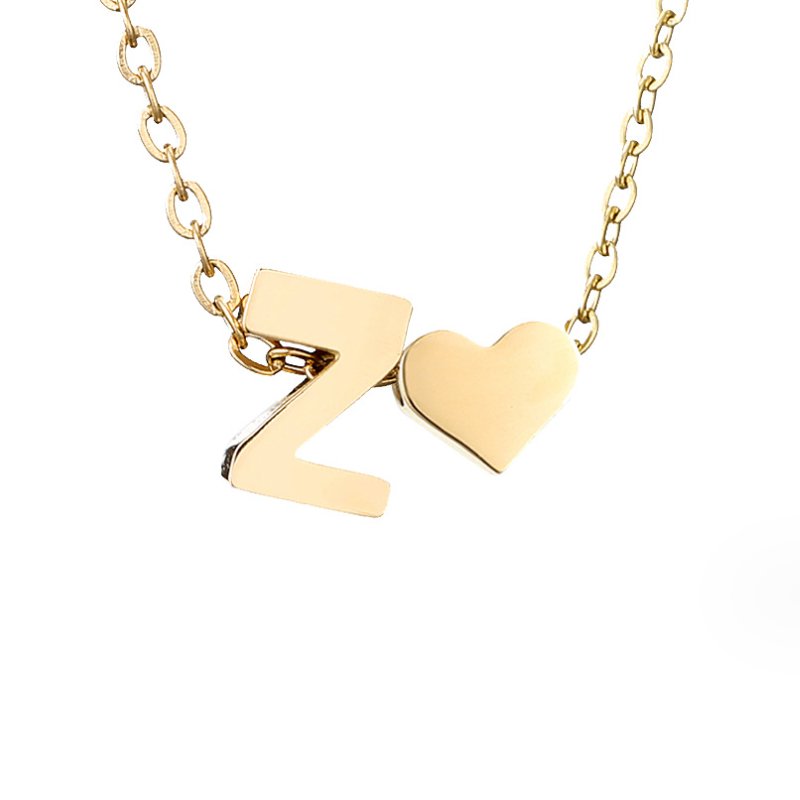 COLAR DE OURO AMOR E LETRA PARA SEMPRE