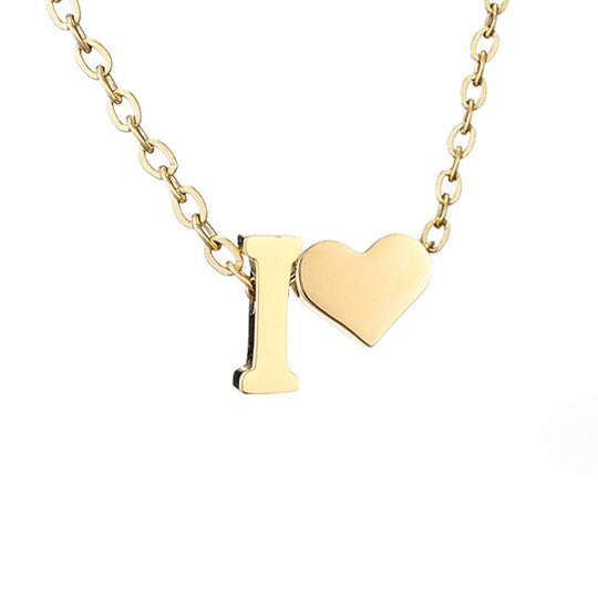 COLAR DE OURO AMOR E LETRA PARA SEMPRE