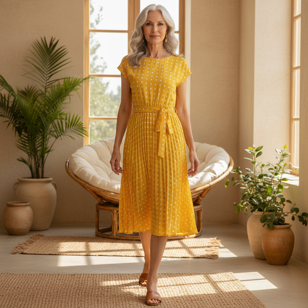 Beth - Vestido Polka Bloom