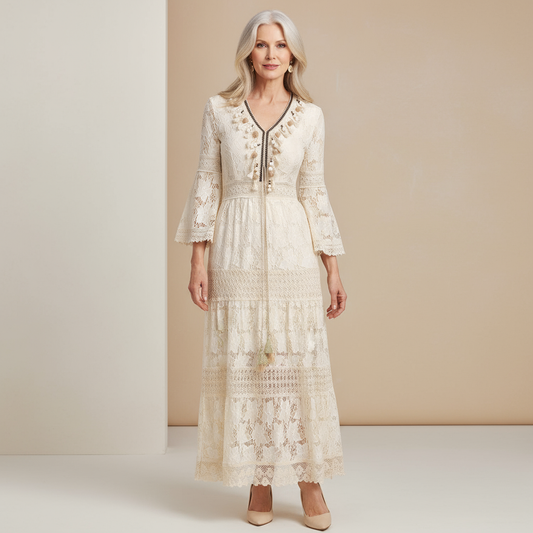 Amary - Vestido de Renda Boho