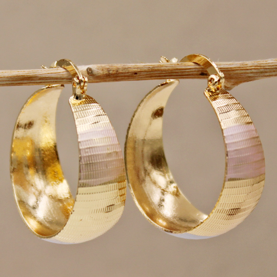 Brincos de Ouro Luxe Elegance