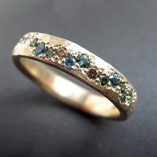 Anel Bunter Vintage Dourado