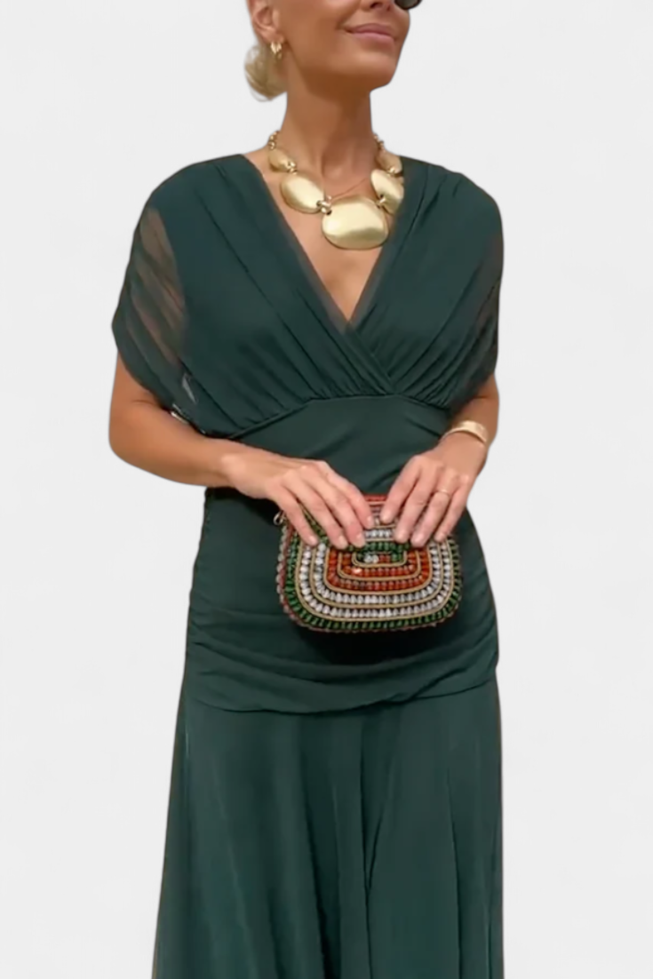 Evira - Vestido Elegante Off-Shoulder