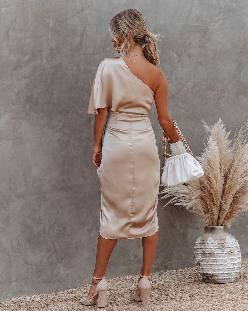 Kaelani | Vestido de Cetim Chic