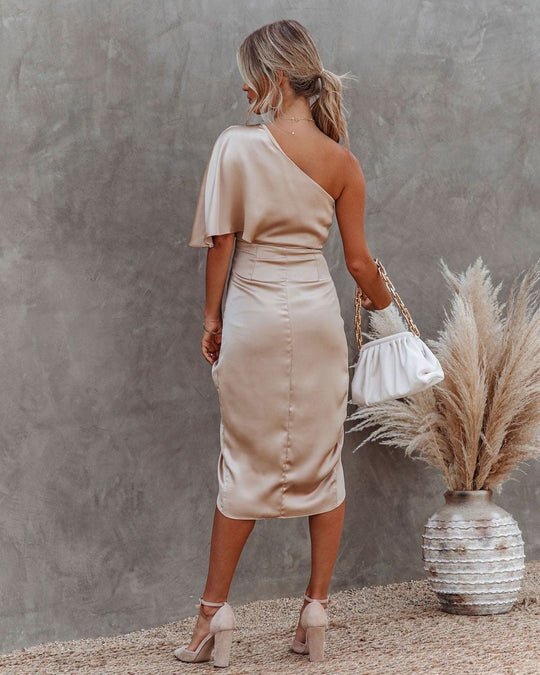Kaelani | Vestido de Cetim Chic