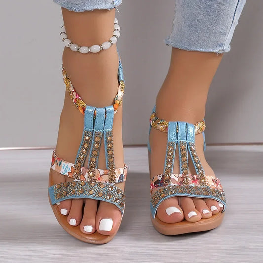 Elina™ | Sandálias Boho Elegantes