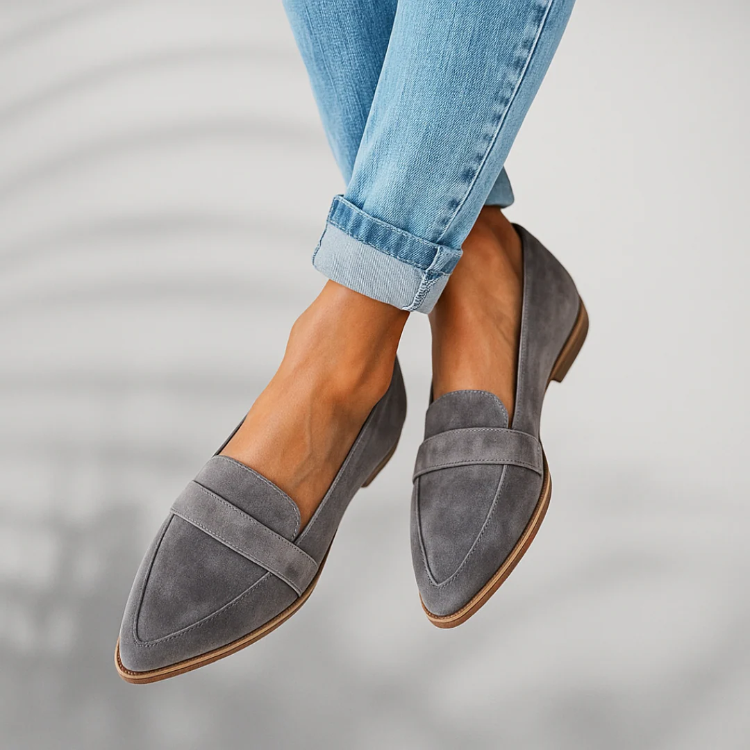 Rosa® - Mocassins de Couro Ortopédicos⏐Edição Premium