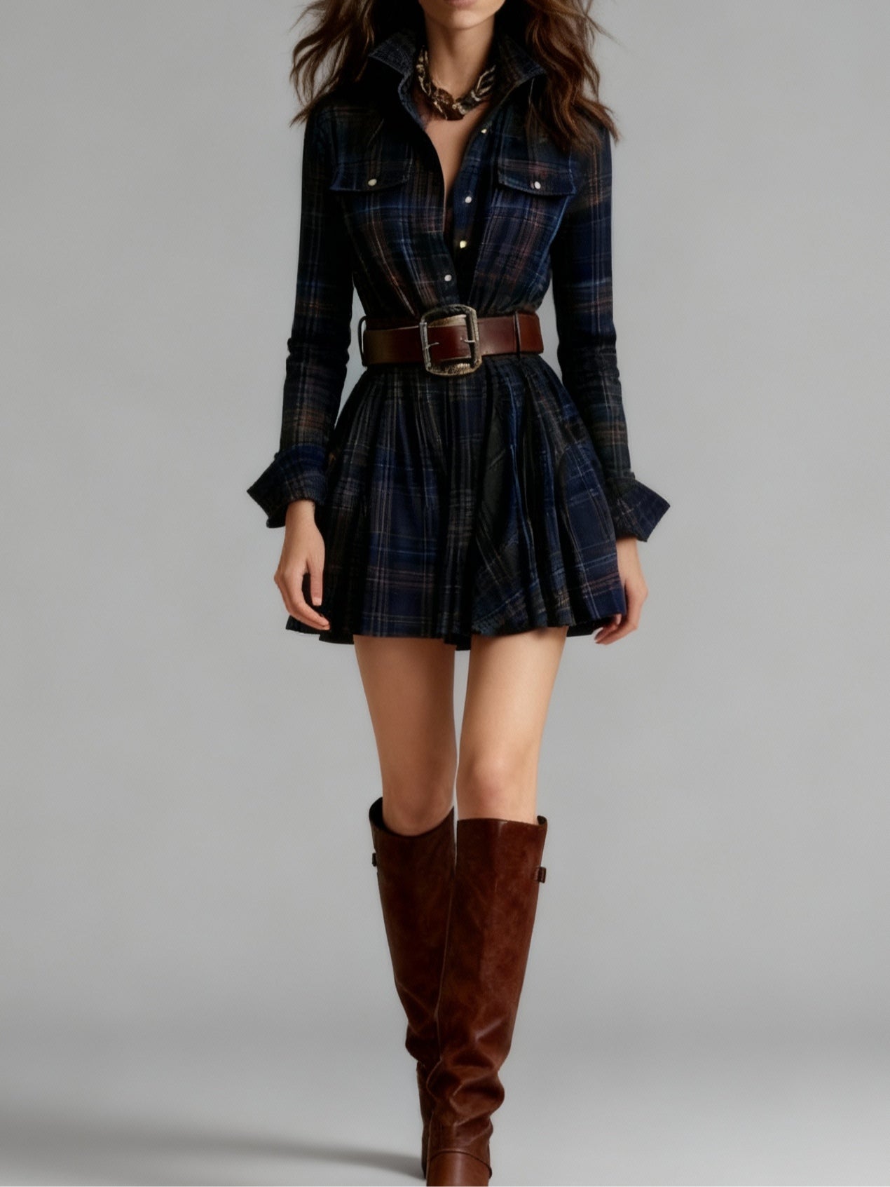 Ruby | Vestido Camisa com Estilo Vintage