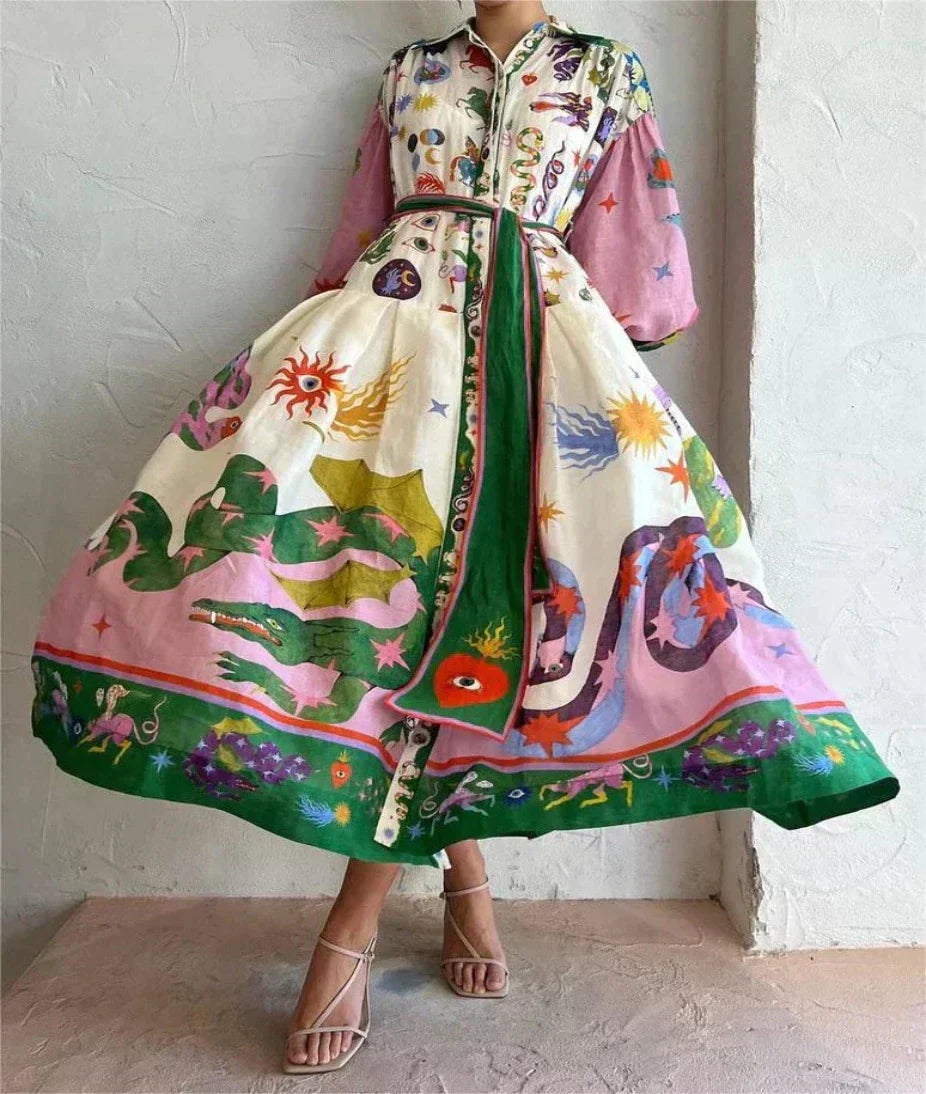 Celia | Vestido Maxi Italiano