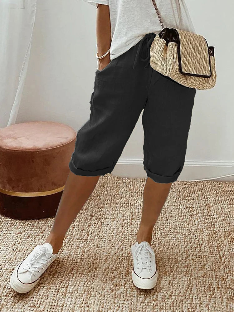 LUI™ – SHORTS DE ALGODÃO LEVE