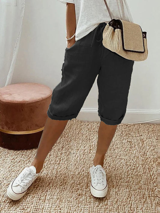 LUI™ – SHORTS DE ALGODÃO LEVE