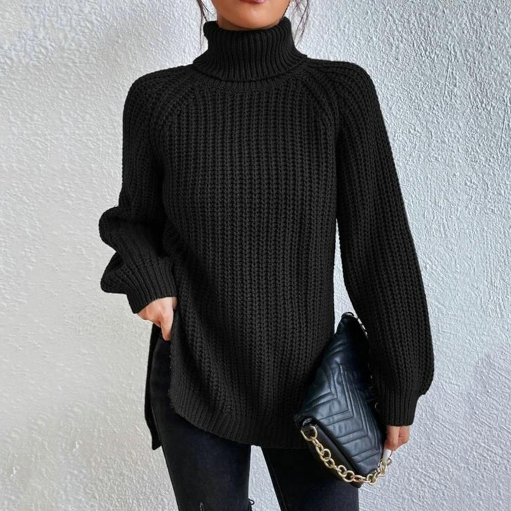 Averine™ | Suéter de Tricô Elegante com Gola Alta