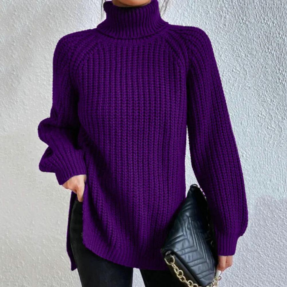 Averine™ | Suéter de Tricô Elegante com Gola Alta
