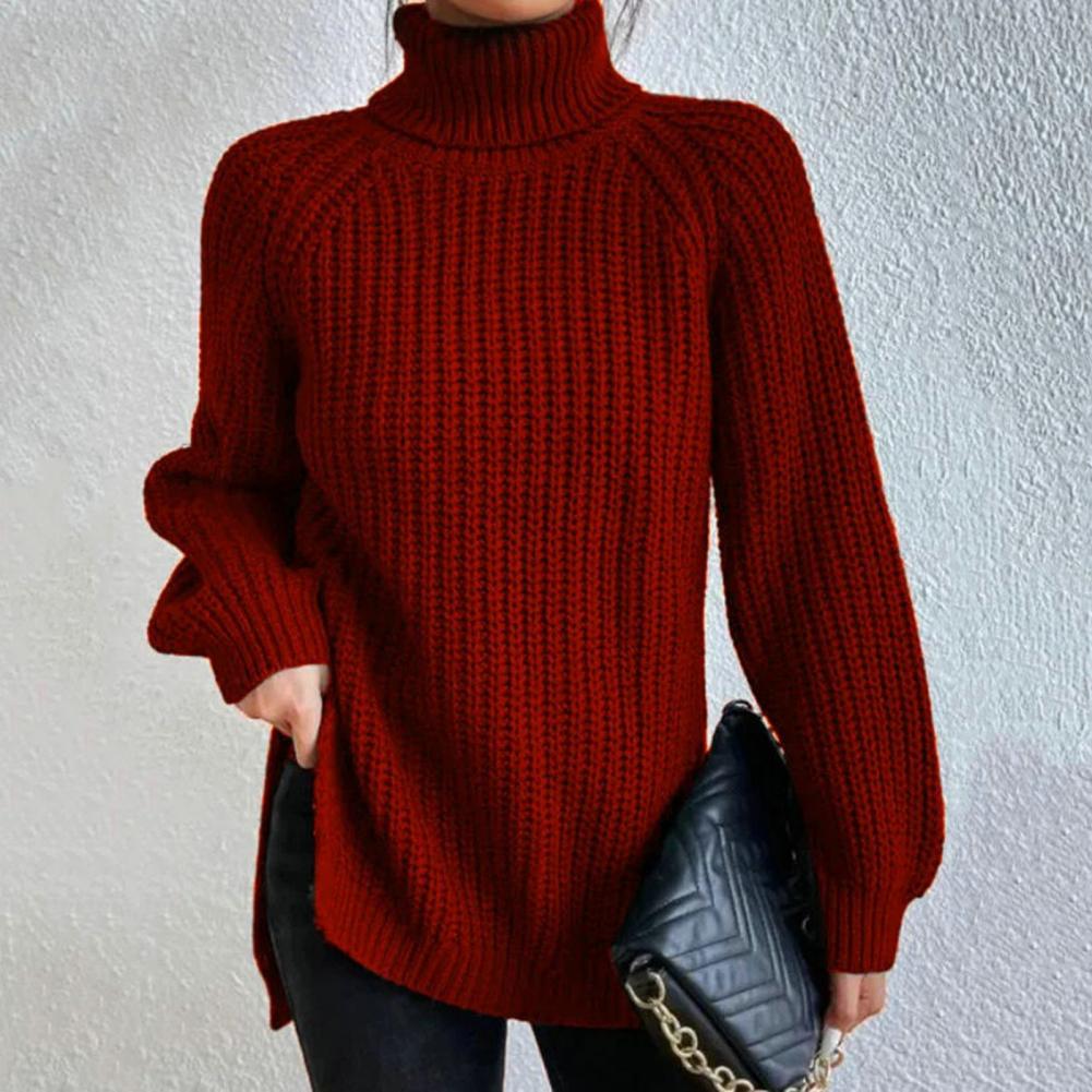 Averine™ | Suéter de Tricô Elegante com Gola Alta