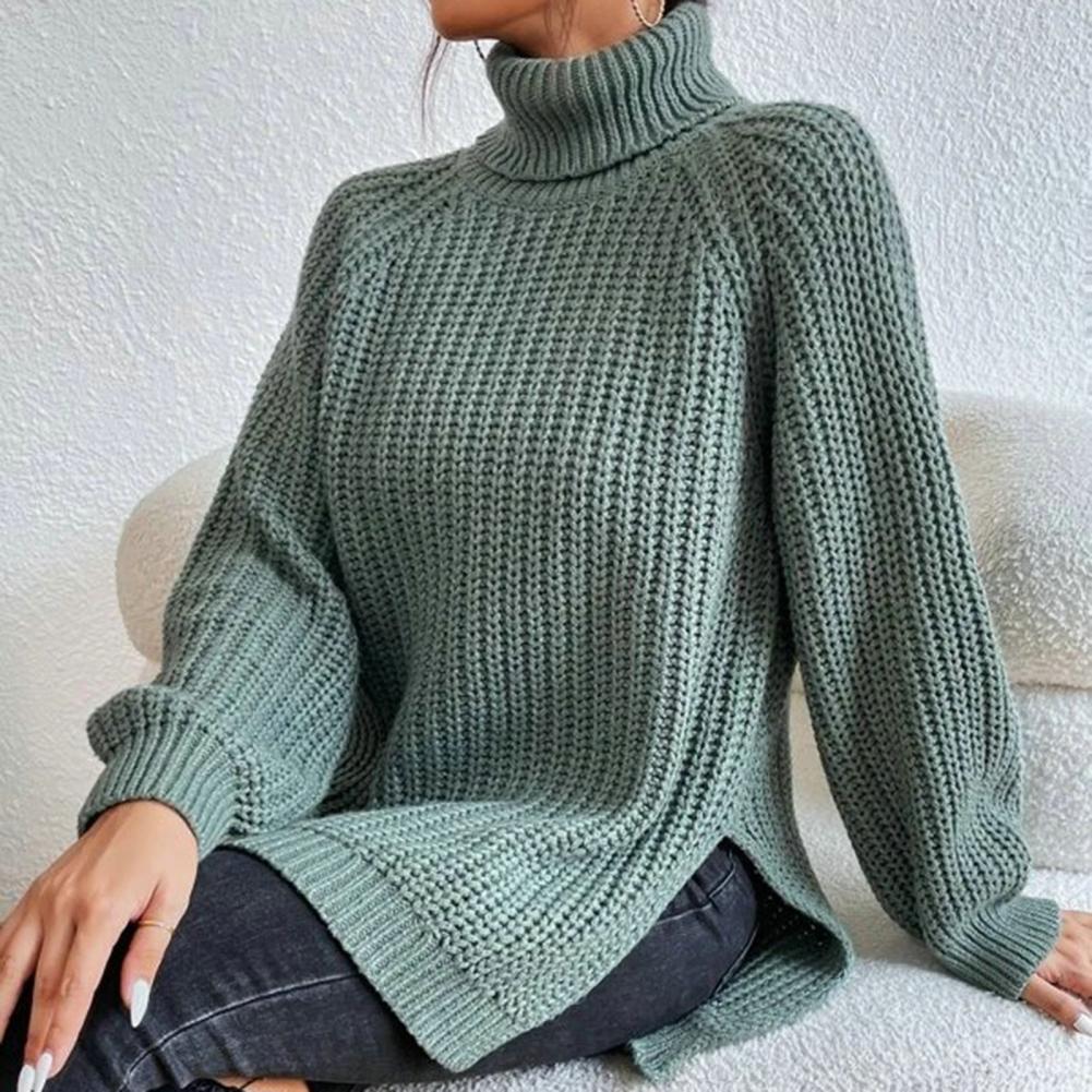 Averine™ | Suéter de Tricô Elegante com Gola Alta