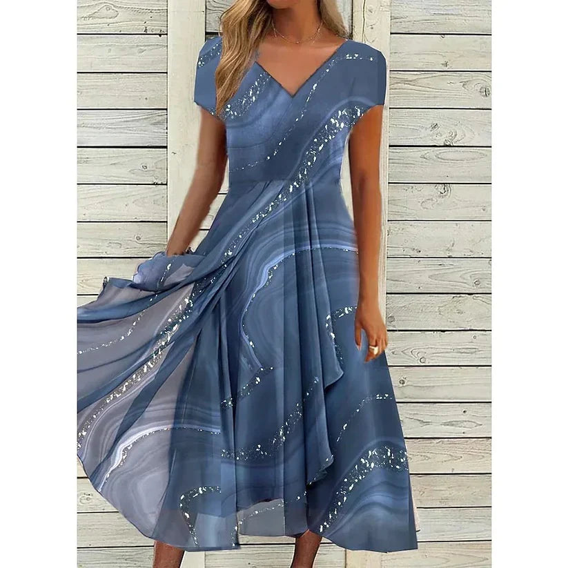 Naomi | Vestido Midi com Decote em V