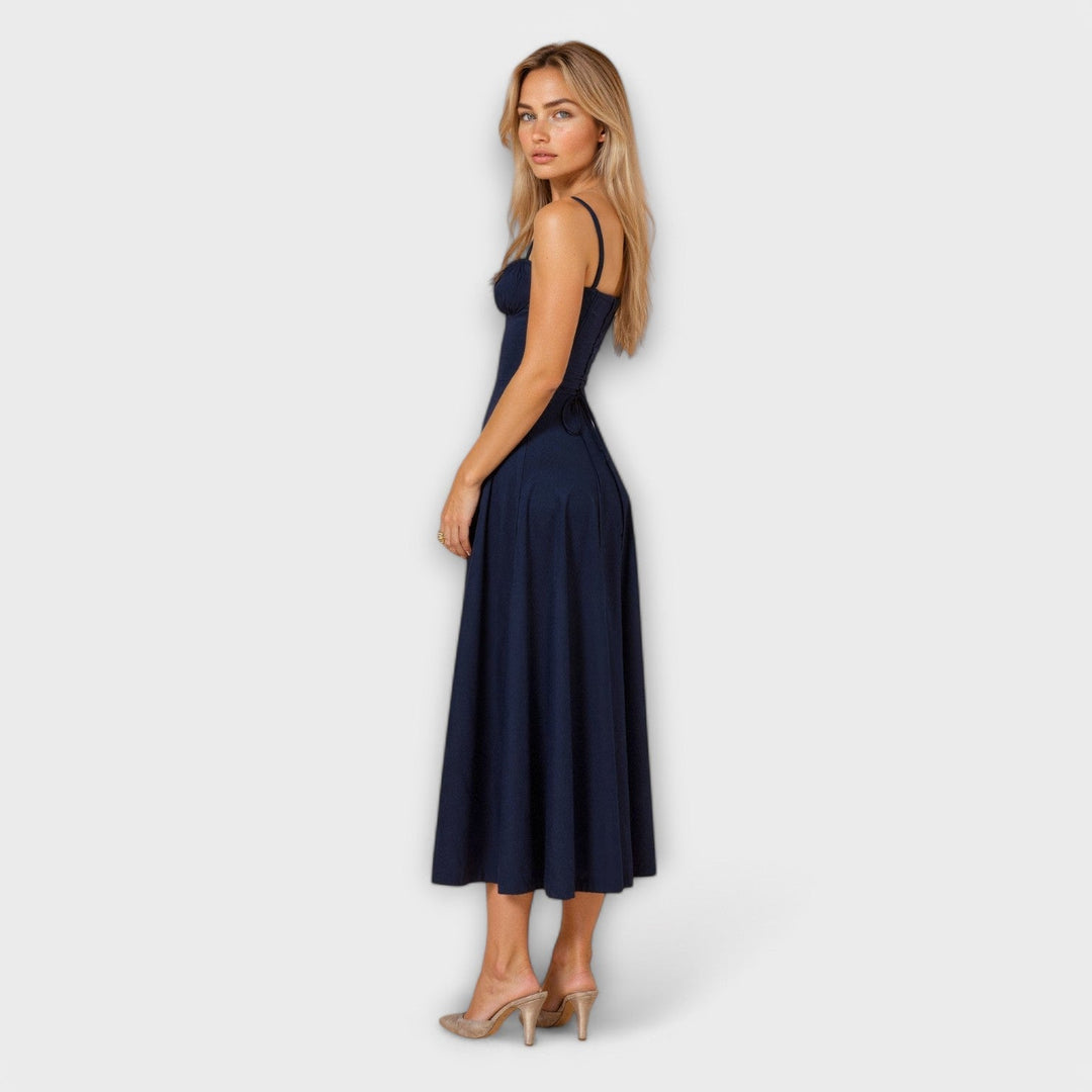 Kiana - Vestido Midi de Corpete