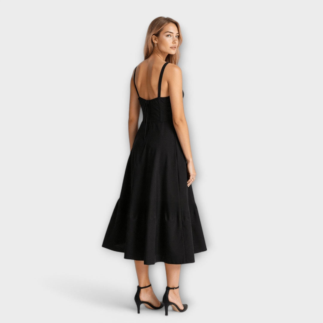 Kiana - Vestido Midi de Corpete