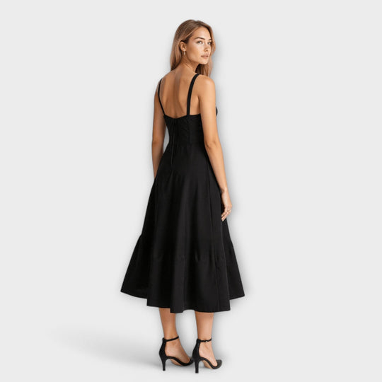 Kiana - Vestido Midi de Corpete