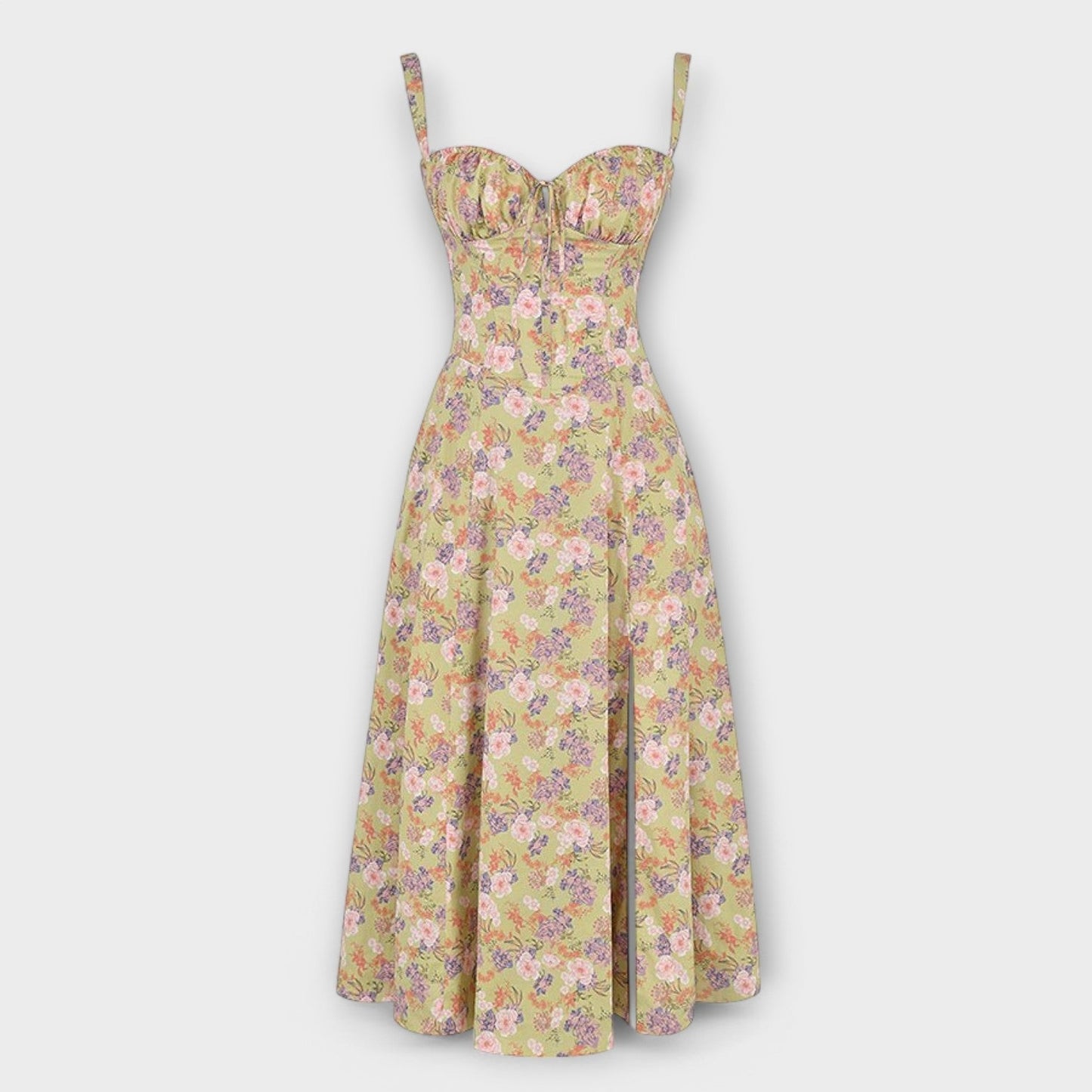 Kiana - Vestido Midi de Corpete
