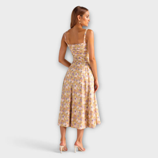Kiana - Vestido Midi de Corpete