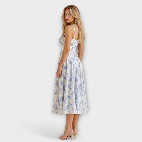 Kiana - Vestido Midi de Corpete