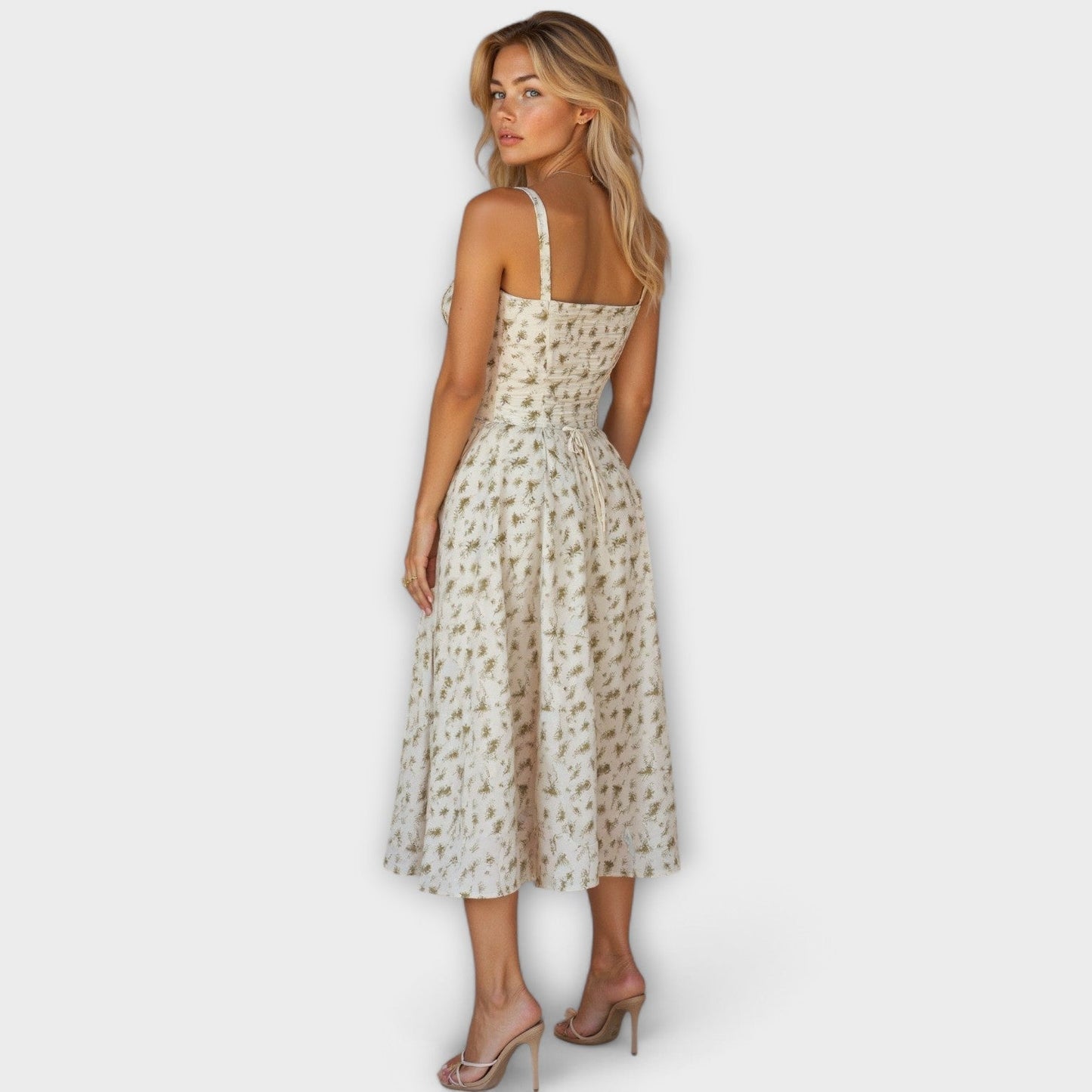 Kiana - Vestido Midi de Corpete
