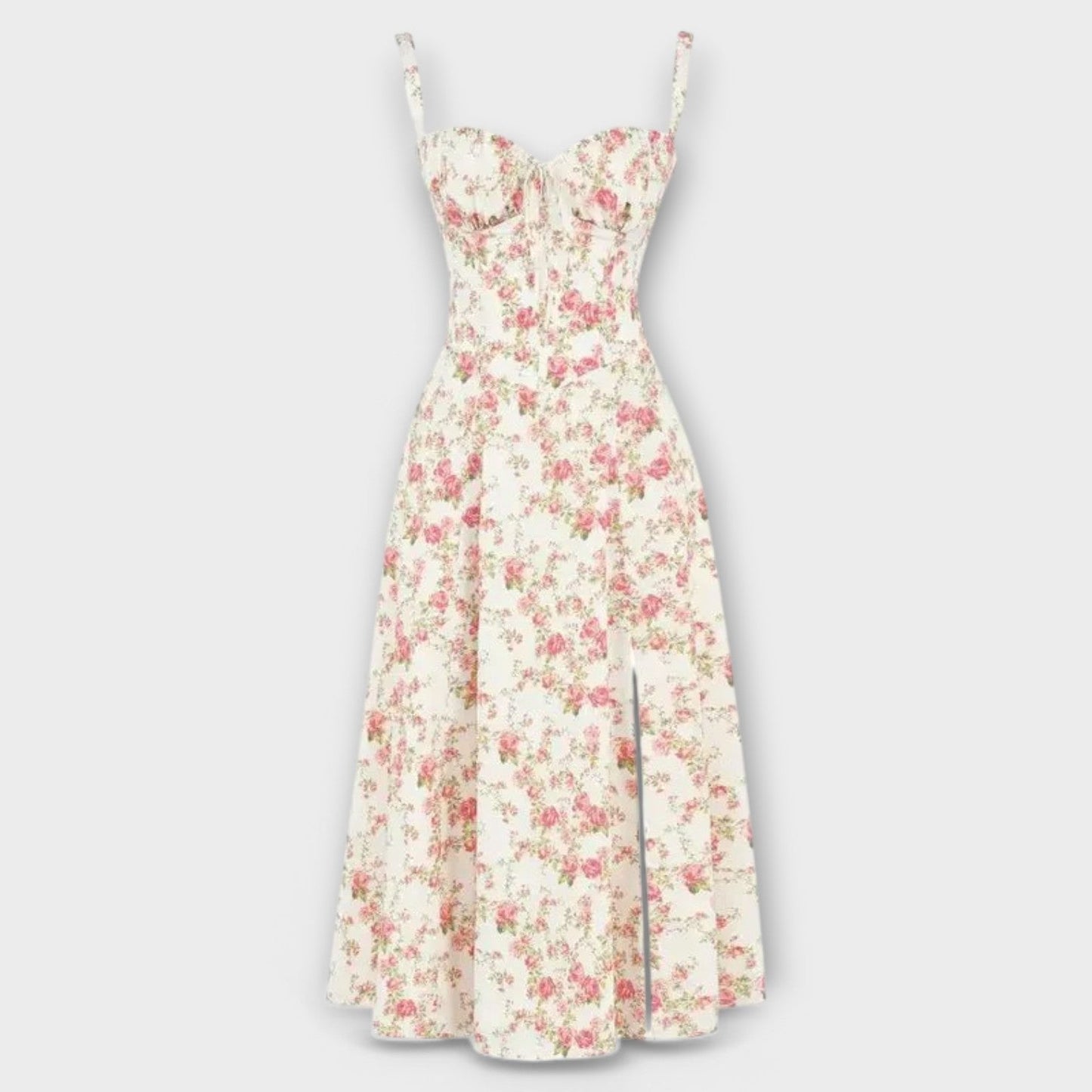 Kiana - Vestido Midi de Corpete