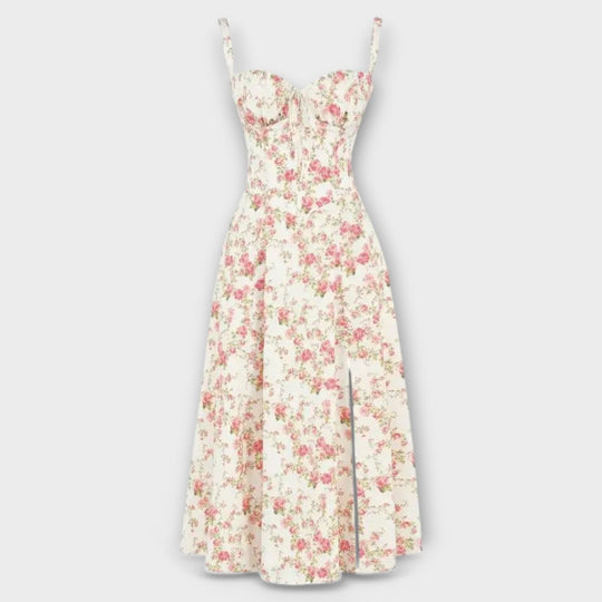 Kiana - Vestido Midi de Corpete