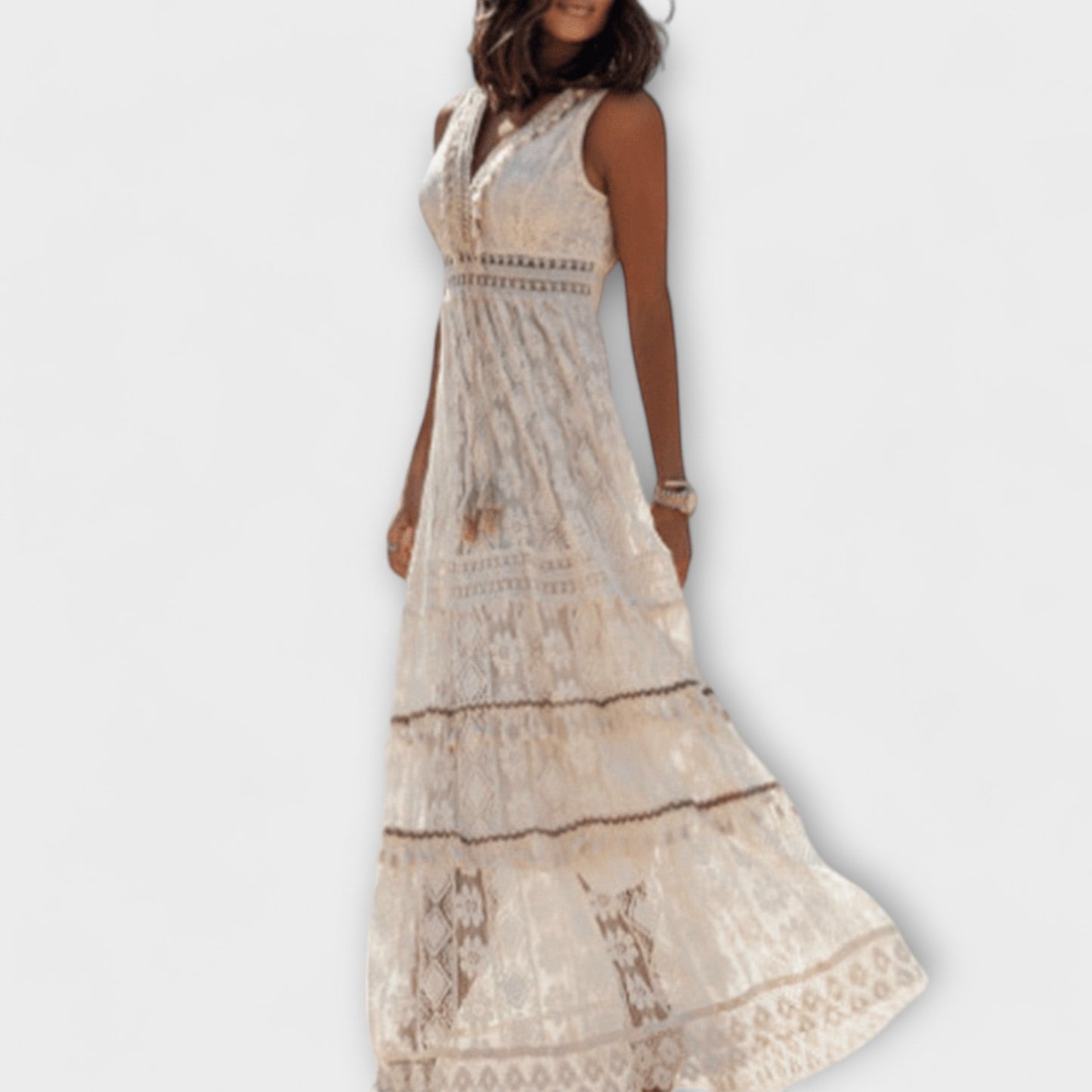 Paige - Vestido no estilo boêmio