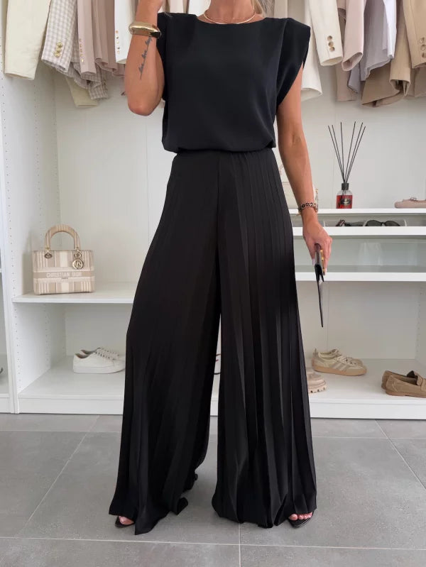 Marian - Conjunto Plissado Elegante