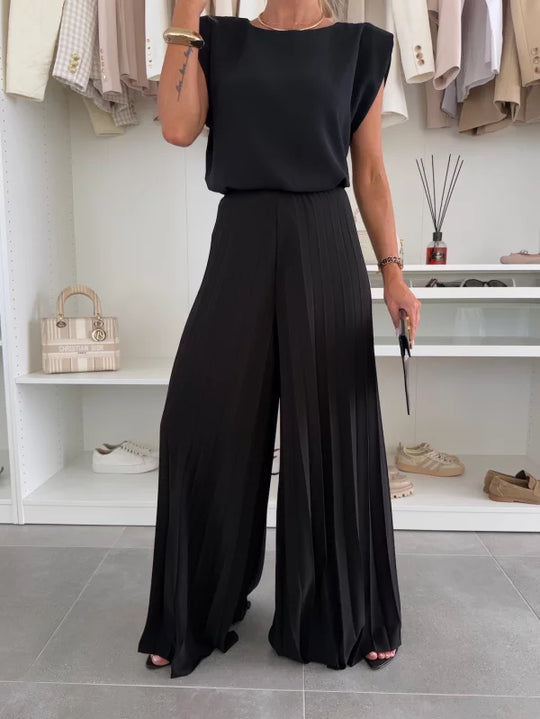 Marian - Conjunto Plissado Elegante