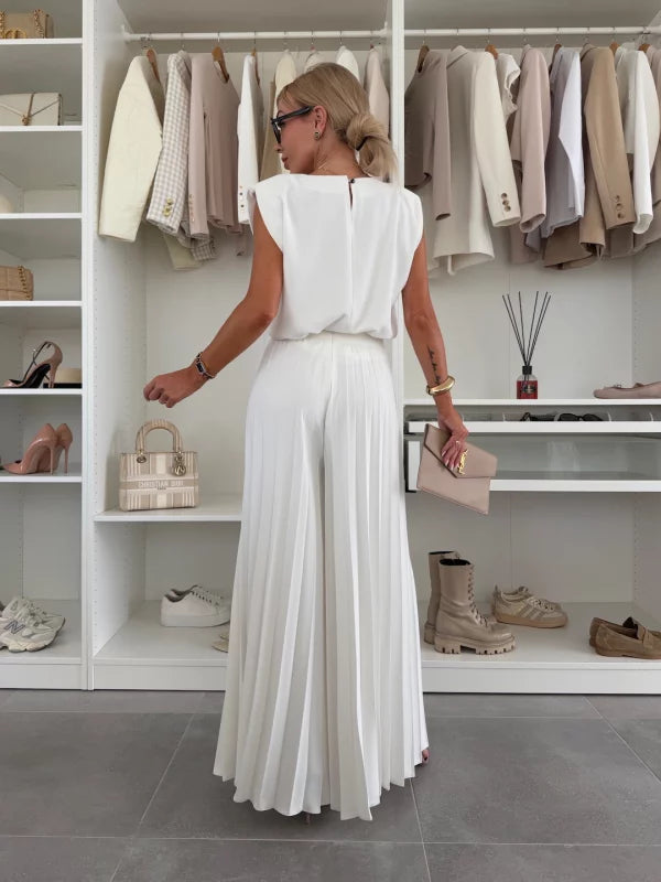 Marian - Conjunto Plissado Elegante