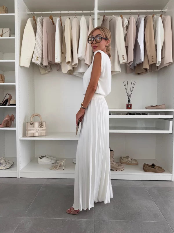 Marian - Conjunto Plissado Elegante