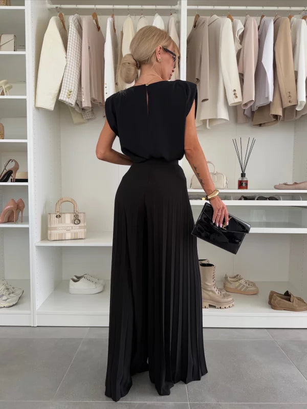 Marian - Conjunto Plissado Elegante