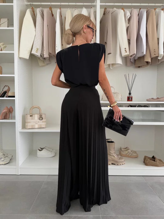 Marian - Conjunto Plissado Elegante