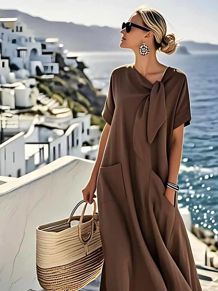 Ella™ Vestido Elegante com Bolsos
