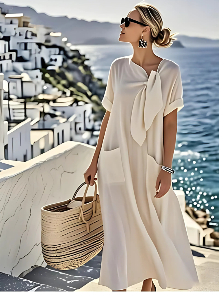 Ella™ Vestido Elegante com Bolsos