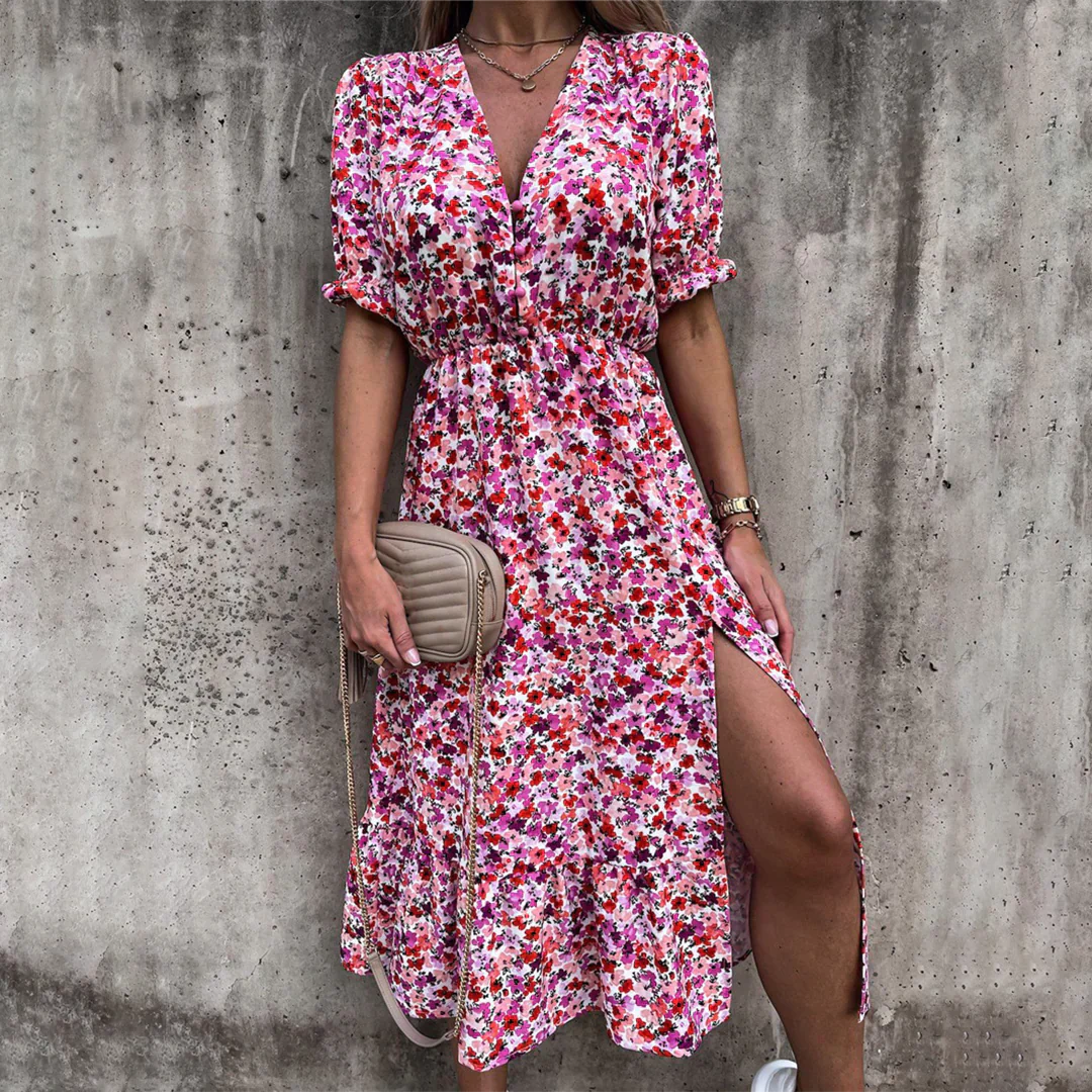 Ninna - Vestido Casual Floral